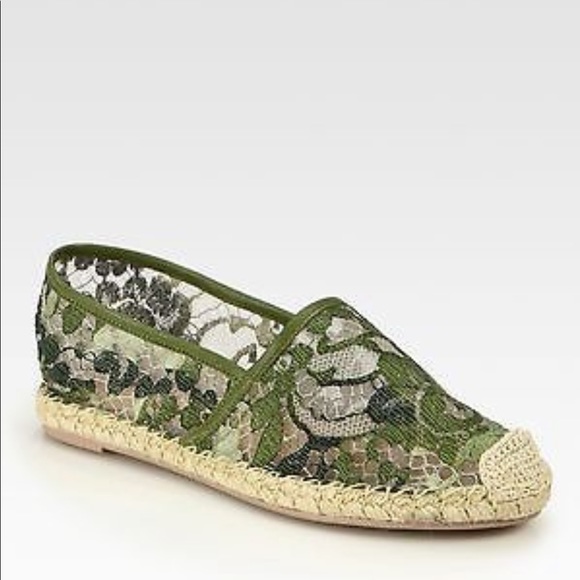 Valentino ‘Camo Lace’ Espadrille - Picture 3 of 12